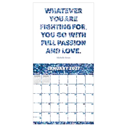 2027 Play Like A Girl Wall Calendar